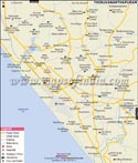 Thiruvananthapuram City Map